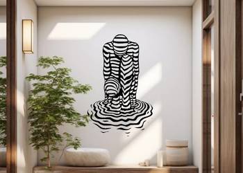 OZDOBNA NAKLEJKA 3d NA ŚCIANĘ 168cm X 108cm BEZ TŁA 10086