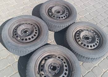 4x felga stalowa 5.5Jx14 ET45 4x opona zimowa Bridgestone Blizzak 175 65 14