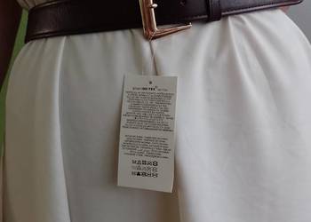 Zara/ Grupa Inditex/ 110 cm/ Bordowy pasek do sukienki, bordowy pas, NOWY