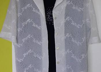 M Nienoszona  biała narzutka/ bluzka do topów i bluzeczek