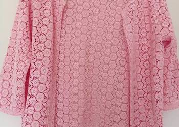 Ażurowy sweter narzutka Ażurowy sweter narzutka