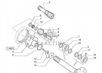 New Holland T6010 T6090 T6070 Jarzmo przekładni ob 5170104