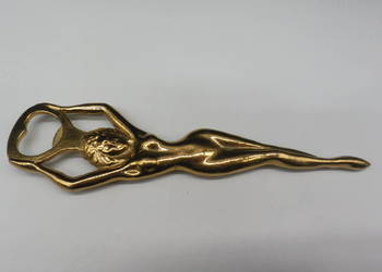 Kolekcjonerski Mosiężny Otwieracz – Akt Kobiety