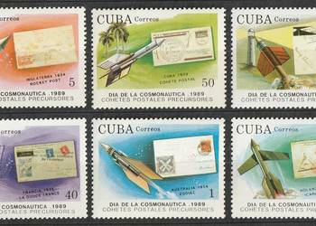 KUBA CUBA - KOSMOS POCZTA - 1989 - CZYSTE **