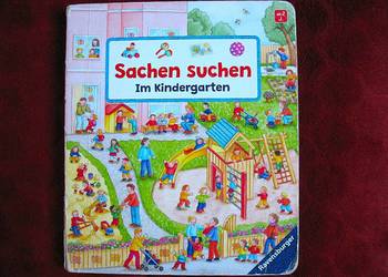 W poszukiwaniu rzeczy - W przedszkolu - książka niemiecka dla dzieci