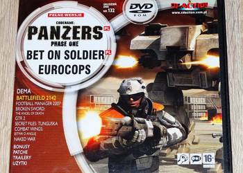 Gry Panzers Phaze One PL; Bet On Soldier PL; Eurocops z CD-ACTION z 2006 r.