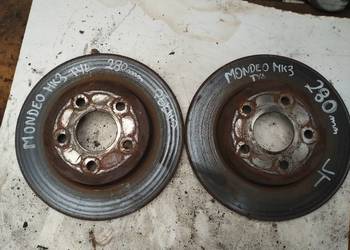 FORD MONDEO MK3 tarcza hamulcowa tył 280mm