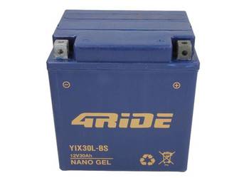 Akumulator motocyklowy 4 RIDE YIX30L-BS GEL 12V 30Ah 300A (Żelowy, Prawy+)