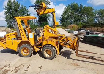 Ładowarka z teleskopem TRANSMANUT ETP 2004, 4x4 z układarką do krawężników…