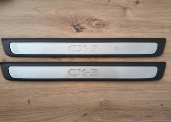 Listwy ozdobne progów LED Mazda CX3 DK Nowe OE