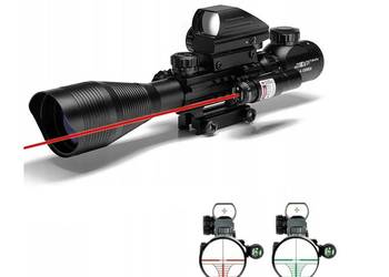 LUNETA CELOWNICZA 4-12X50EG KOLIMATOR RED/GREEN LASER CELOWNIK