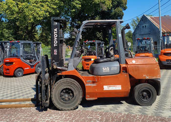 Wózek widłowy Toyota 02-7FDA50 5 ton duplex 3 m diesel| 2003