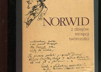 Norwid Z dziejów recepcji twórczości Norwid Z dziejów recepcji twórczości