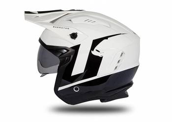 KASK UFO Z BLENDĄ TRIAL BAŁO CZARNY rozm.S/M/L/XL