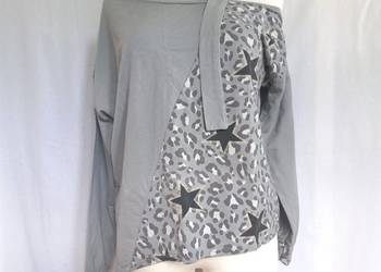 Bluza zielona Bluzka r. M-L bawełna Panterka NOWA