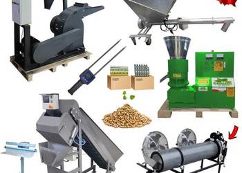 TWÓJ WŁASNY Pelet Pasza Nawóz Peleciarka 11 Młyn 15 Pakowarka Podajnik