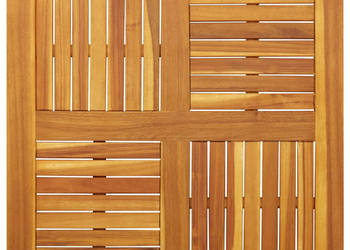 Blat do stołu 80x80x22 cm kwadratowy lite drewno akacjowe WM-4004256