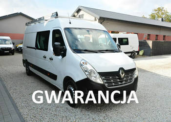 Renault Master 7 osobowy brygadówka max doka pełna opcja bagażnik regały 1…