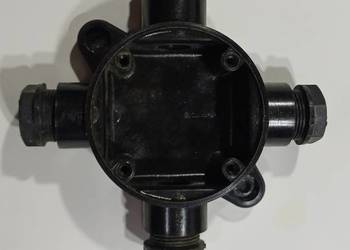 Puszka elektryczna natynkowa bakielitowa / retro/ PRL