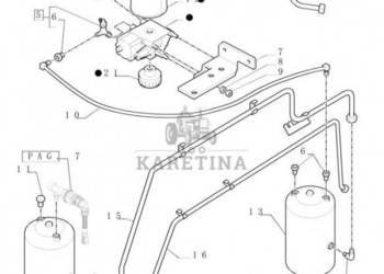 New Holland T6010 Rurka sztywna 87677203