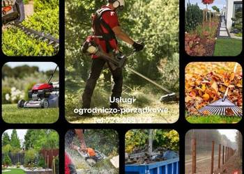 Usługi ogrodniczo - porządkowe, koszenie trawy,ogrodzenia leśne