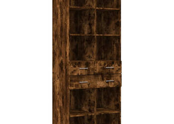 Wysoka szafka przydymiony dąb 70x425x185 cm WM-3281466