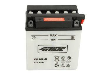 Akumulator motocyklowy 4 RIDE CB10L-B 12V 10Ah 160A (Kwasowy, Prawy+)
