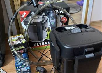 Zestaw filtr kubełkowy Aquael Ultramax 1000 + UV + grzałka przepływowa