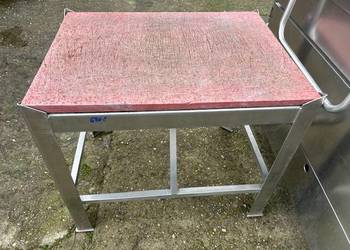 Kloc masarniczy, 80x60x70, stolik z blatem polietylenowym