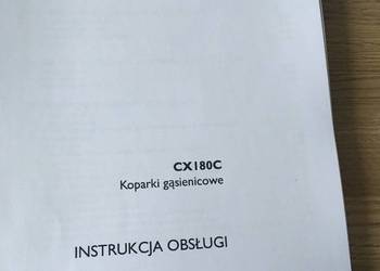 dtr instrukcja obsługi koparka case cx180c i inne