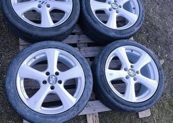 Koła alufelgi MSW OZ 5x112 17 " 8J ET 26 opony uniroyal rainsport 5 225/45