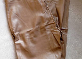 Piękne nowe legginsy z eko skóry, r. 38 M