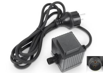 ZASILACZ POMPA FONTANNY GIRLANDY IP44 10W 12V AC 10VA ADAPTOR 850mA 0,85A