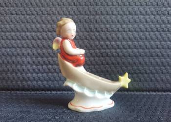 Stara figurka porcelanowa Aniołek