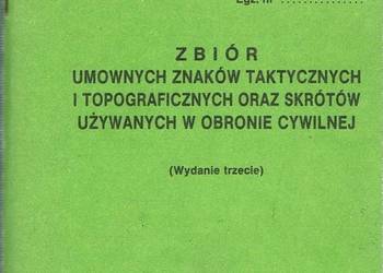 ZBIÓR UMOWNYCH ZNAKÓW TAKTYCZNYCH I TOPOGRAFICZNYCH