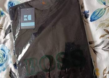 Sweter bawełniany Hugo Boss regular fit - czarny, rozmiar XL