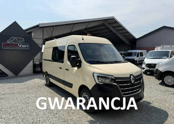 Renault Master L2H2 średniak 7-osobowy lift brygadówka doka full opcja