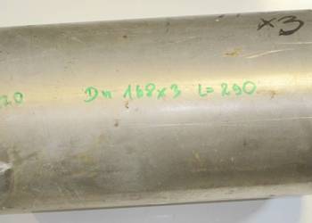 Rura nierdzewna 168 x 3, L=290 mm