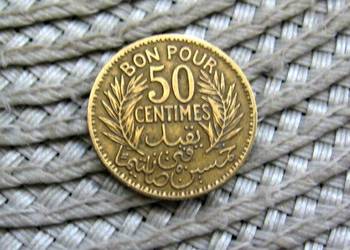 Tunezja Francuska 50 Centymów 1921r