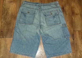 Spodenki krótkie Jeans niebieskie / ob. w pasie 100cm / 100% Bawełna !