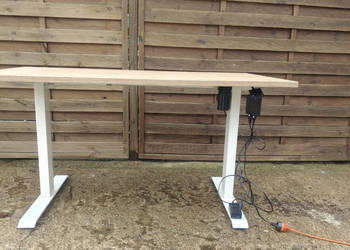 Biurko ELZAP ZB-50 140x70 elektrycznie regulowana wysokość blatu