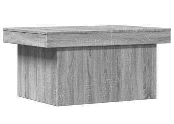 Stolik kawowy szary dąb sonoma 80x55x40 cm drewnopochodny WM-840868