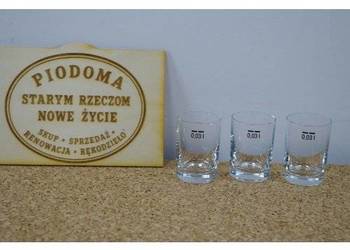 Komplet 3 kieliszków barowych 30 ml z oznaczeniem miary CECHOWEJ (0,03 l)