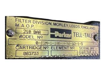 Parker 0 - 12M - 1 - 10N - M - S0 - H2 - 1 - 3 / G03733 Filtr Hydrauliczny
