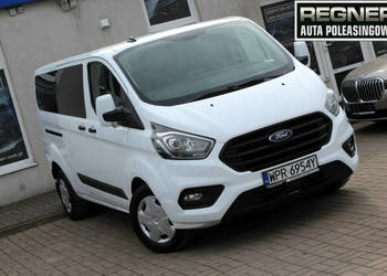 Ford Transit Custom Długi 9-osobowy 130KM SalonPL FV23% Android Tempomat N…