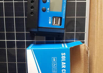 Panel solarny z kontrolerem