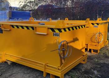 Kontener z klapowym dnem PMDB 500 L od polskiego producenta