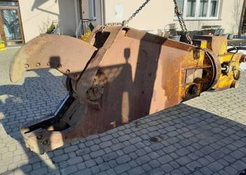 Nożyce hydrauliczne obrotowe do cięcia złomu stali żelaza szczęka waga 2,9t