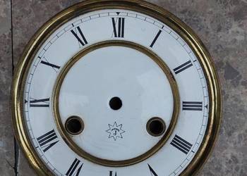 673 Tarcza starego zegara ściennego Junghans 14,5cm 56,5/32 tzw porcelanka