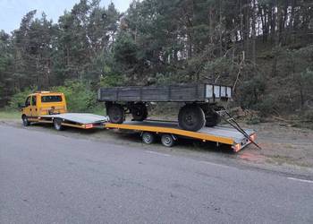 Przyczepa do balotów platforma 5m. 2,5m. Autosan D44 3,5t